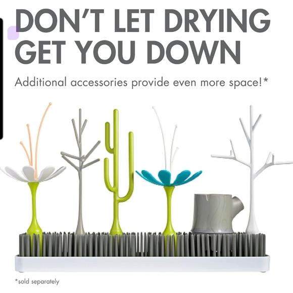 Boon Grass Drying Rack Gray/White New In Box!! - Picture 7 of 14